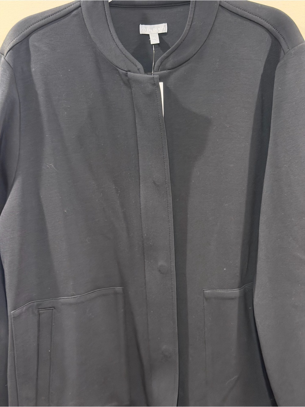 Talbots Black Zip/Button Jacket - Picture 3 of 7